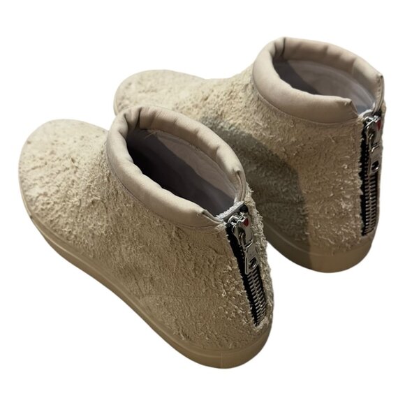 Nonnative Traveler Trainer Sneaker Boot US Size 8 Rough Italian Leather Ivory - Picture 4 of 10